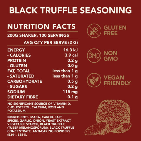 Kiwi Artisan Black Truffle Seasoning