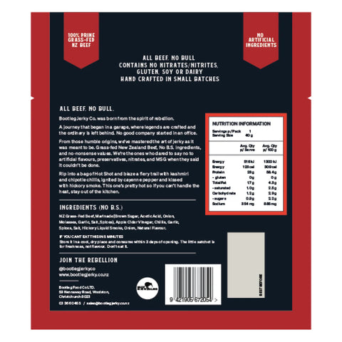 Hot Shot Beef Jerky