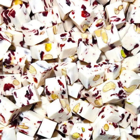 Cranberry, Almond & Pistachio Nougat
